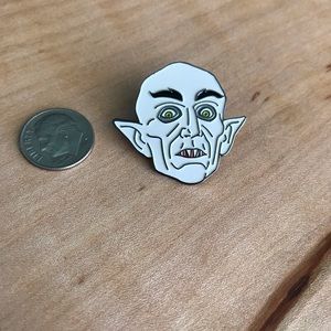 Nosferatu enamel pin